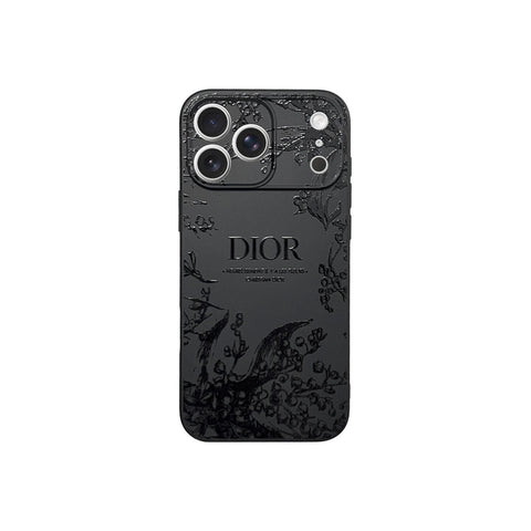 Premium Black Phone Case For iPhone 12-17