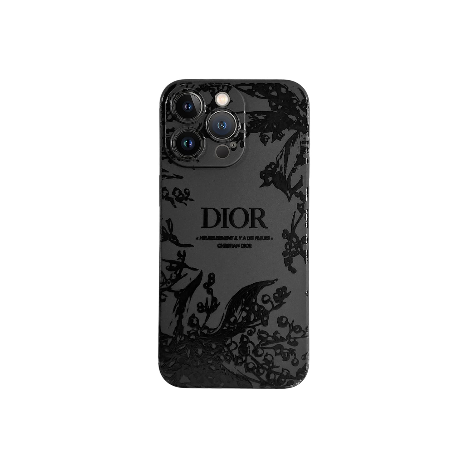 Premium Black Phone Case For iPhone 12-17