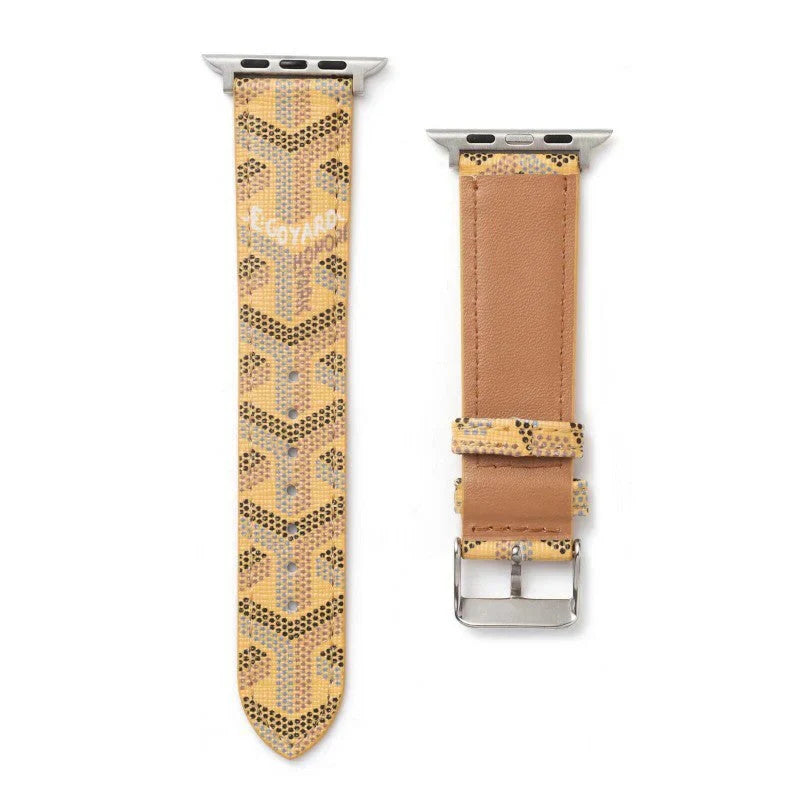 Luxury GYD GREEN Leather Strap for Apple Watch