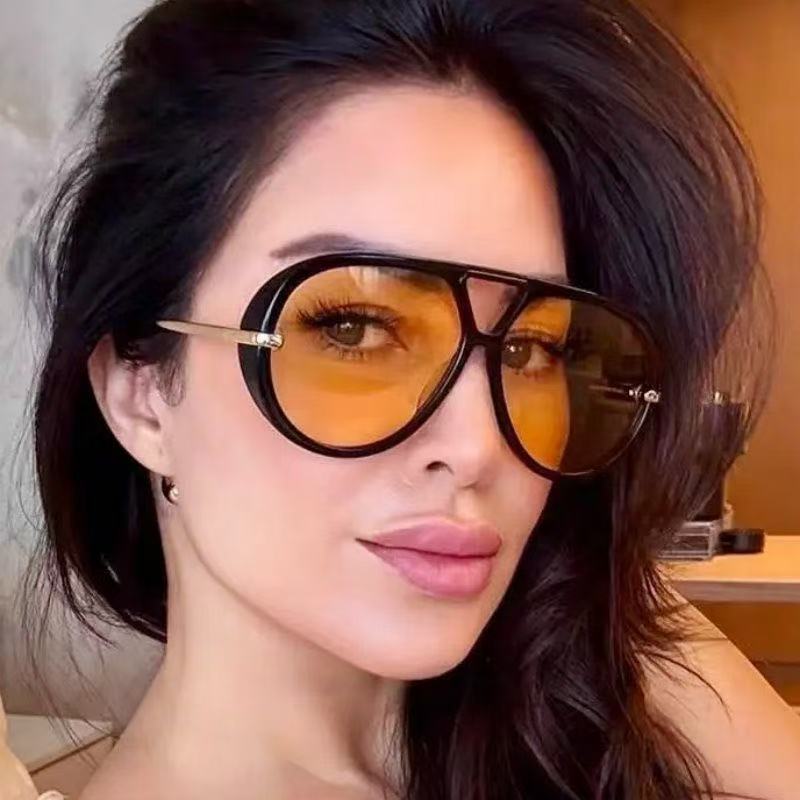 5 color fashion  letter temple polarized sunglasses