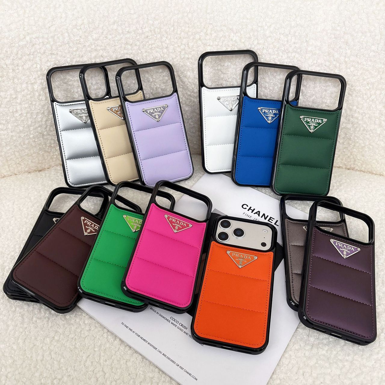 Luxury Prada Phone Case For iPhone 13-17