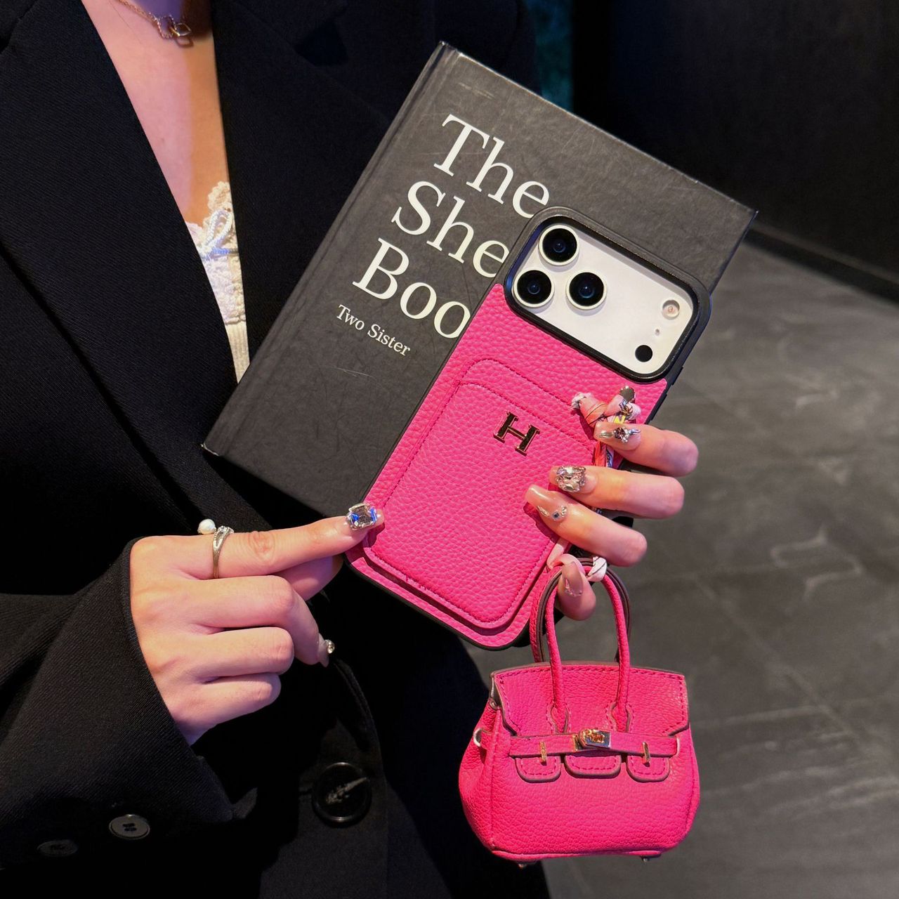 Luxury Hermes Case with AirPods Case For iPhone 14-17