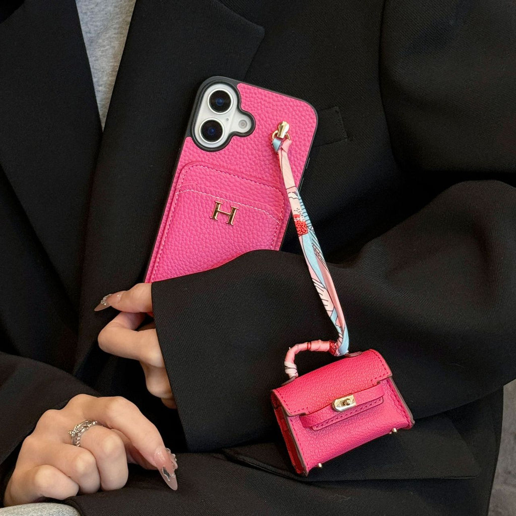 Luxury Hermes Case with AirPods Case For iPhone 14-17