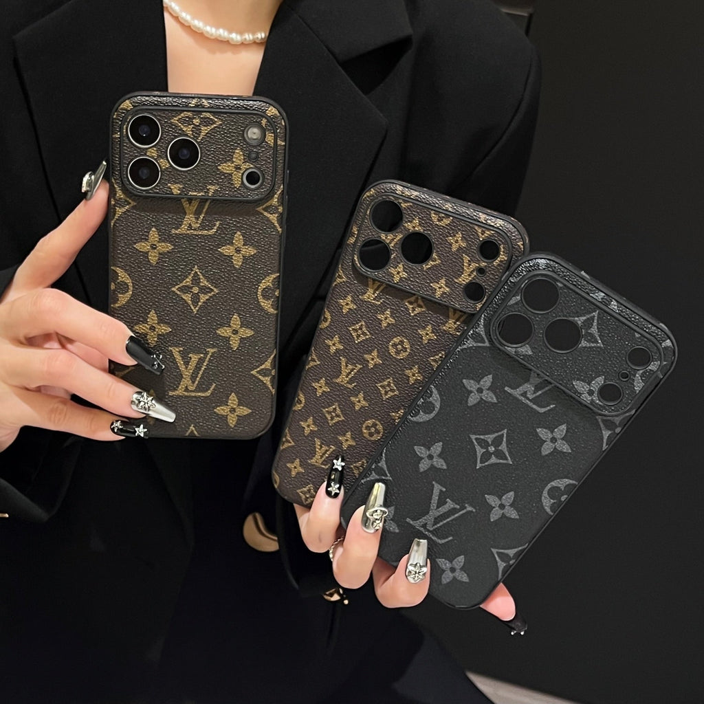 Premium Brown Phone Case For iPhone 12-17