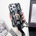 Lady Phone Case With Lanyard For iPhone