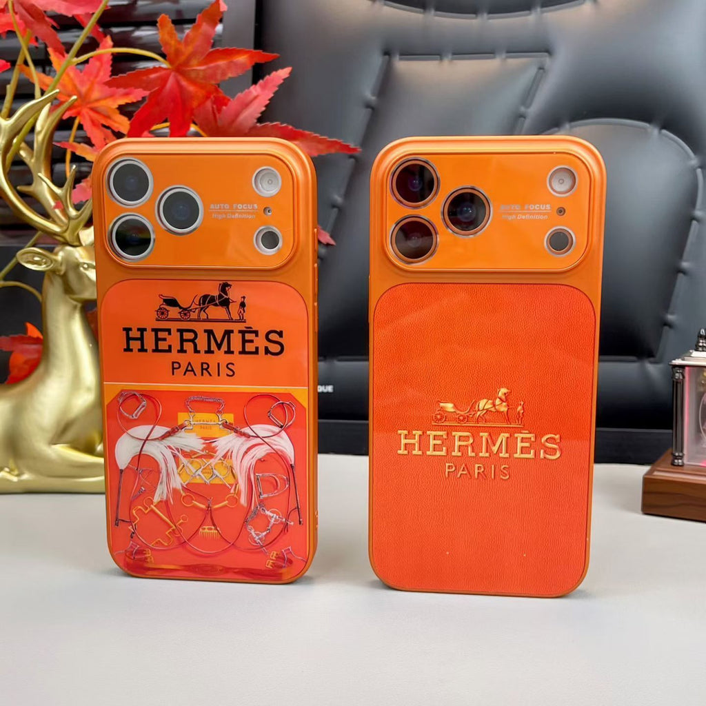 Premium H Glass Phone Case -Luxury Protection For iPhone 14-17