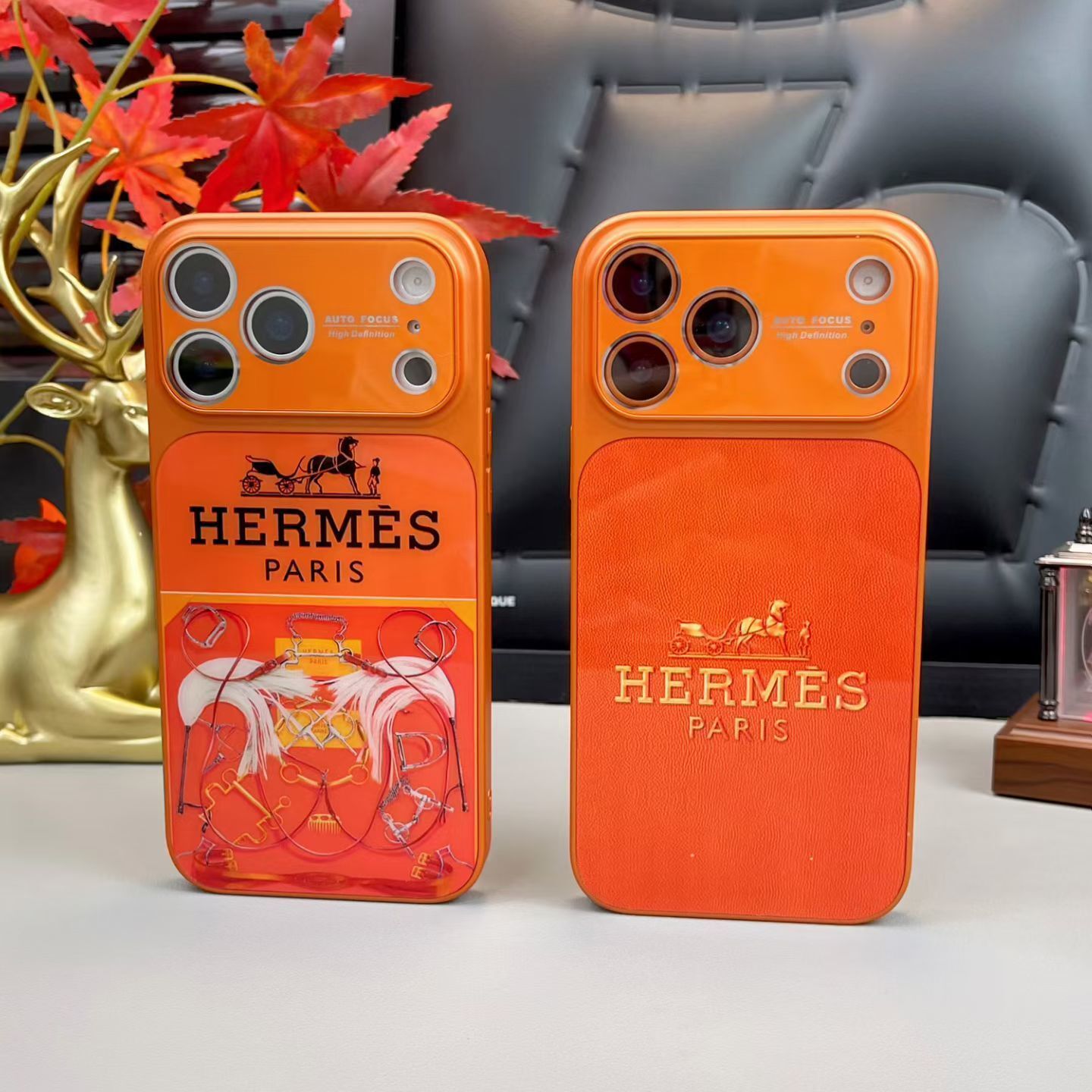 Premium H Glass Phone Case -Luxury Protection For iPhone 14-17