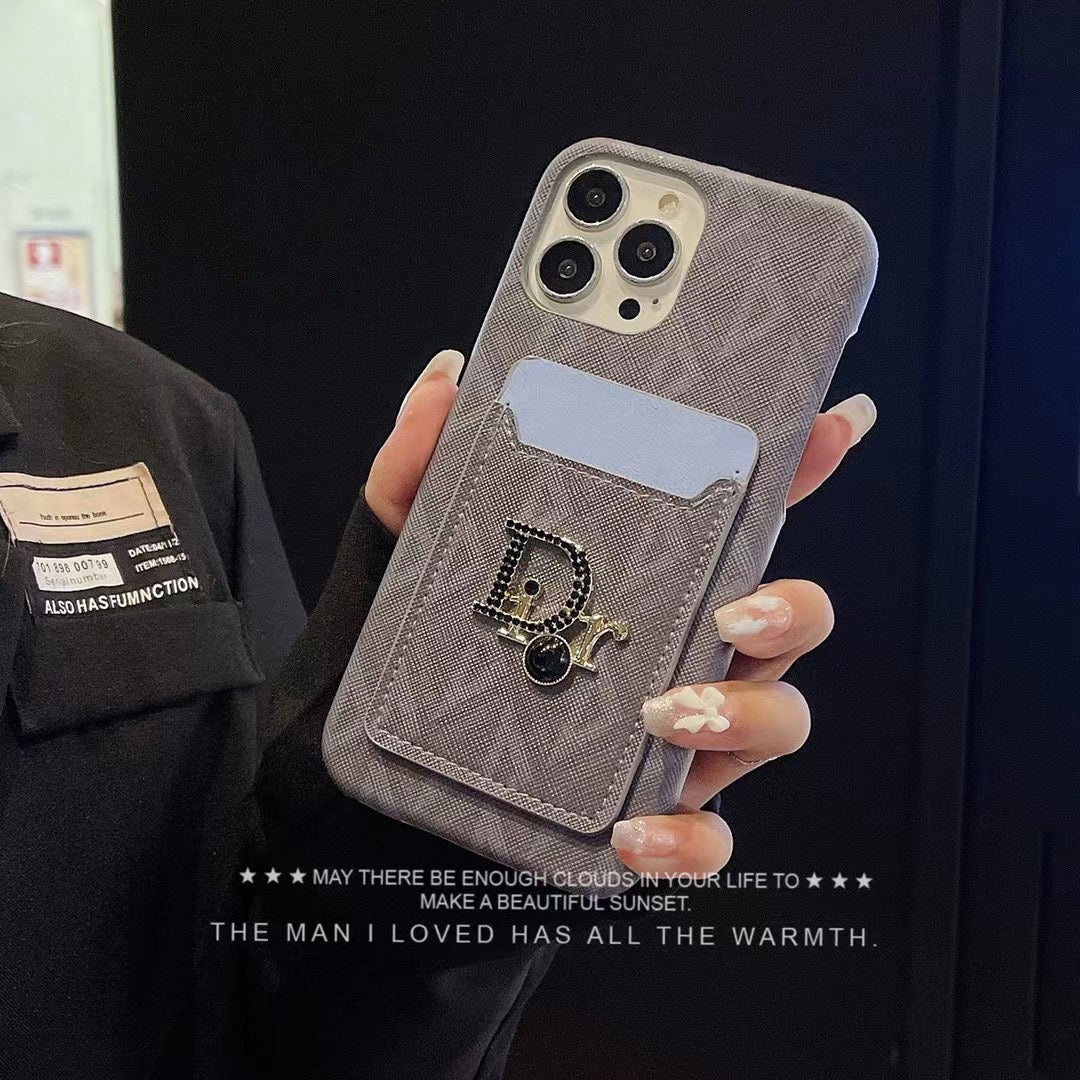 Luxury iPhone Case with Card Holder