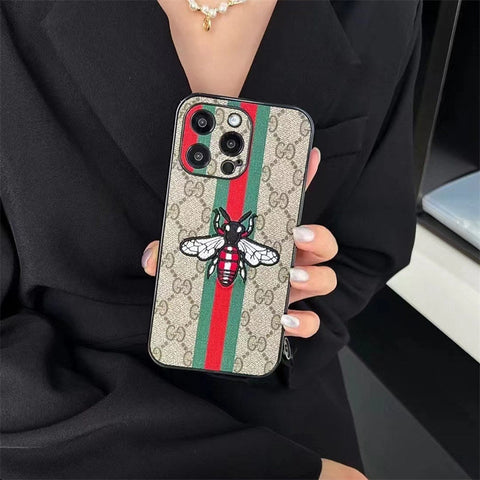 Bee or Snake Design Luxe iPhone Case For iPhone 17 / 16 / 15 / 14
