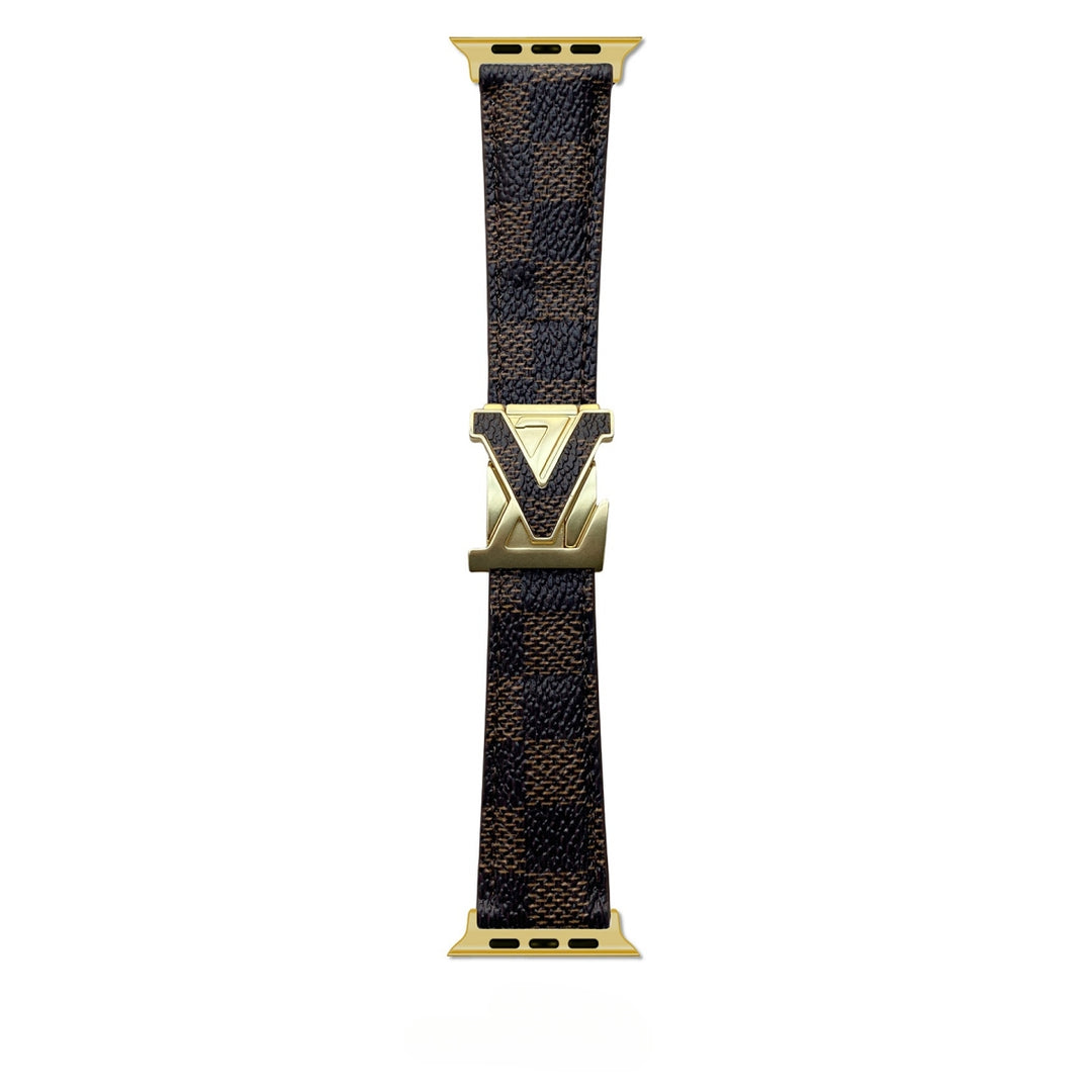 Premium Leather Canvas Luxury Apple Watch Strap