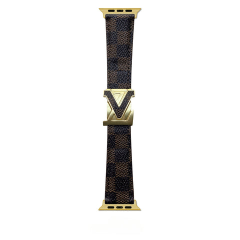Premium Leather Canvas Luxury Apple Watch Strap