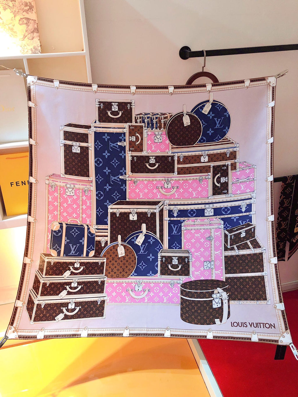LET'S GO Collection Square Scarf