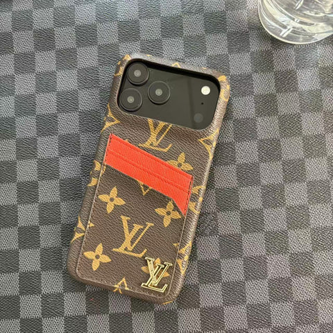 Leather Card Slot Case For iPhone 17 / 16 / 15 / 14