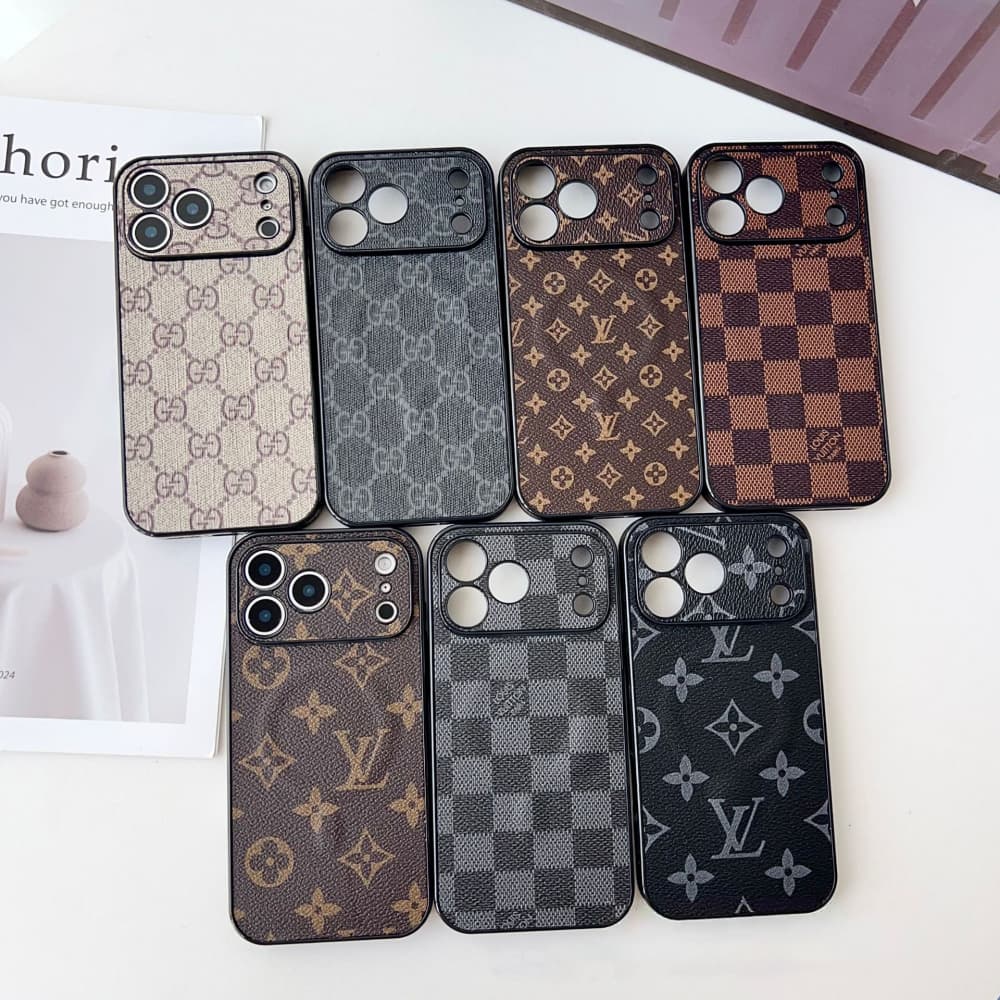 Luxury Monogram MagSafe Case for iPhone 12-17 Series