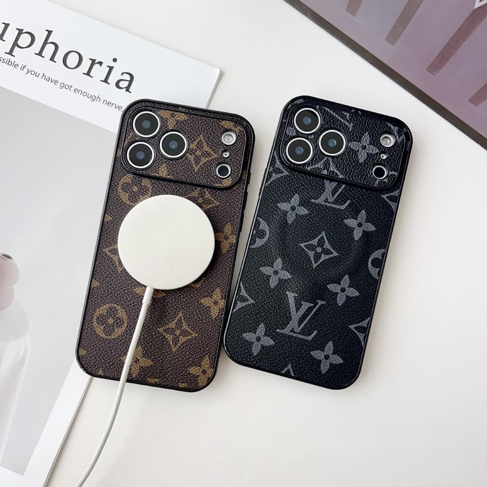 Luxury Monogram MagSafe Case for iPhone 12-17 Series