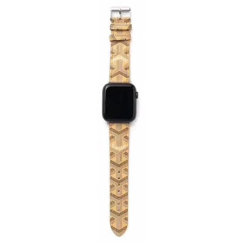 Luxury GYD GREEN Leather Strap for Apple Watch