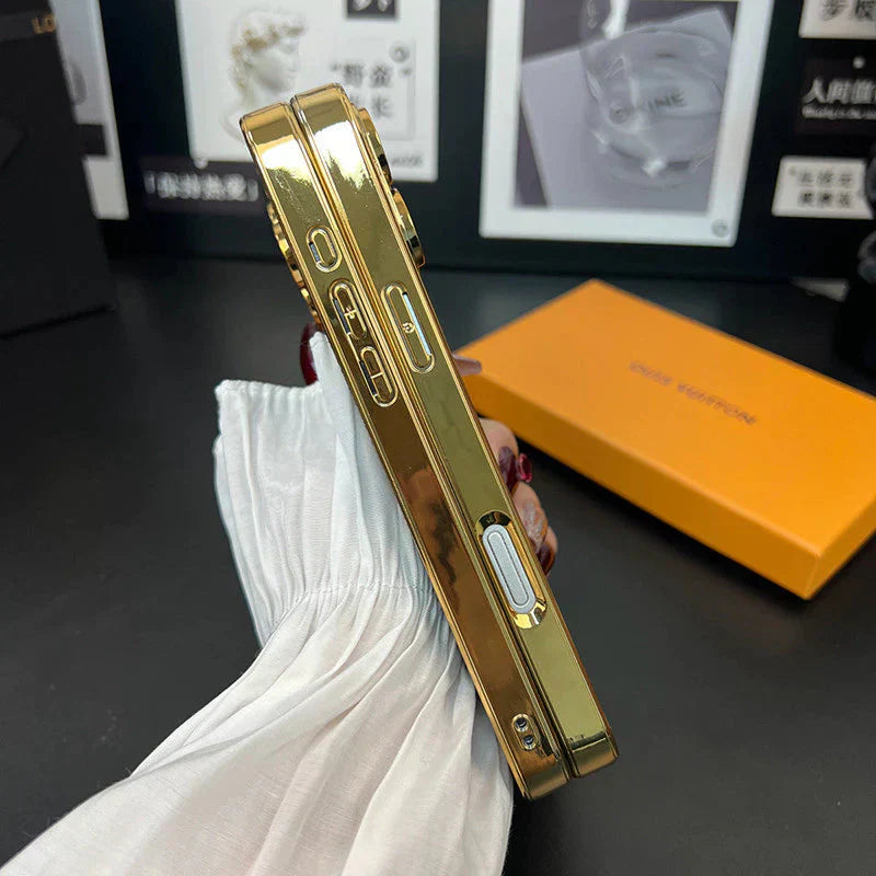 NEW DESIGN SOFT LUXURY IPHONE CASE WITH GOLDEN BORDER