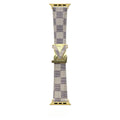 Premium Leather Canvas Luxury Apple Watch Strap