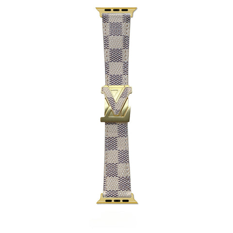 Premium Leather Canvas Luxury Apple Watch Strap